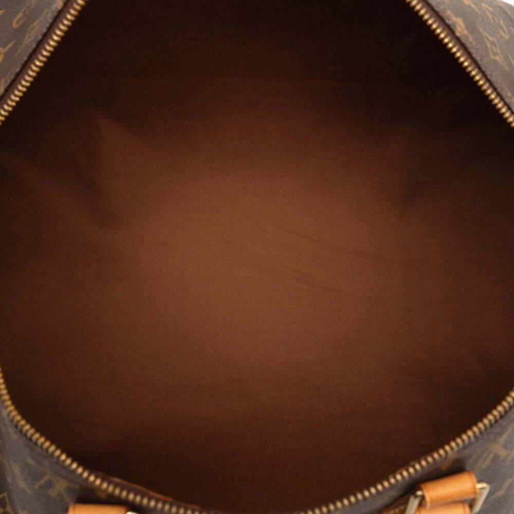 LOUIS VUITTON Brown Monogram Leather Speedy 40 Boston Bag - Picture 4 of 6